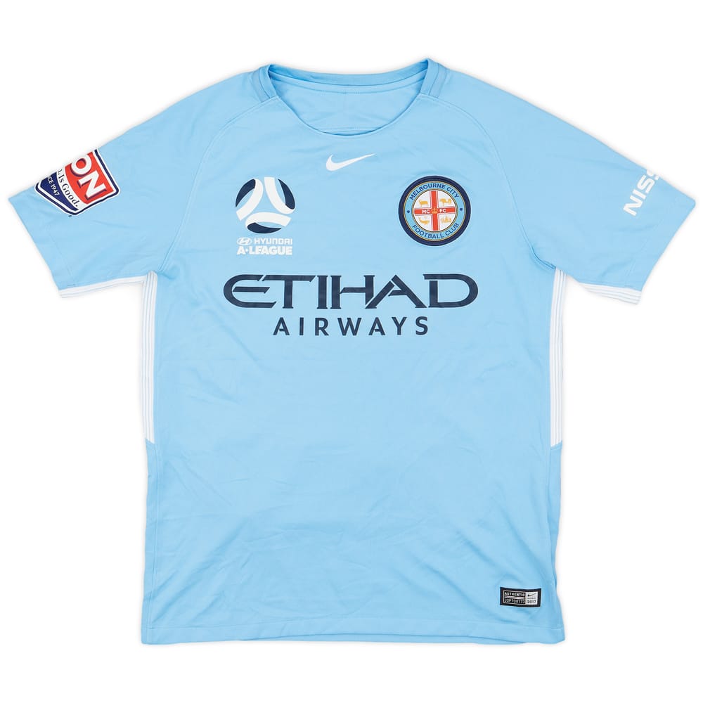 2017-18 Melbourne City Home Shirt - 8/10 - (XL)