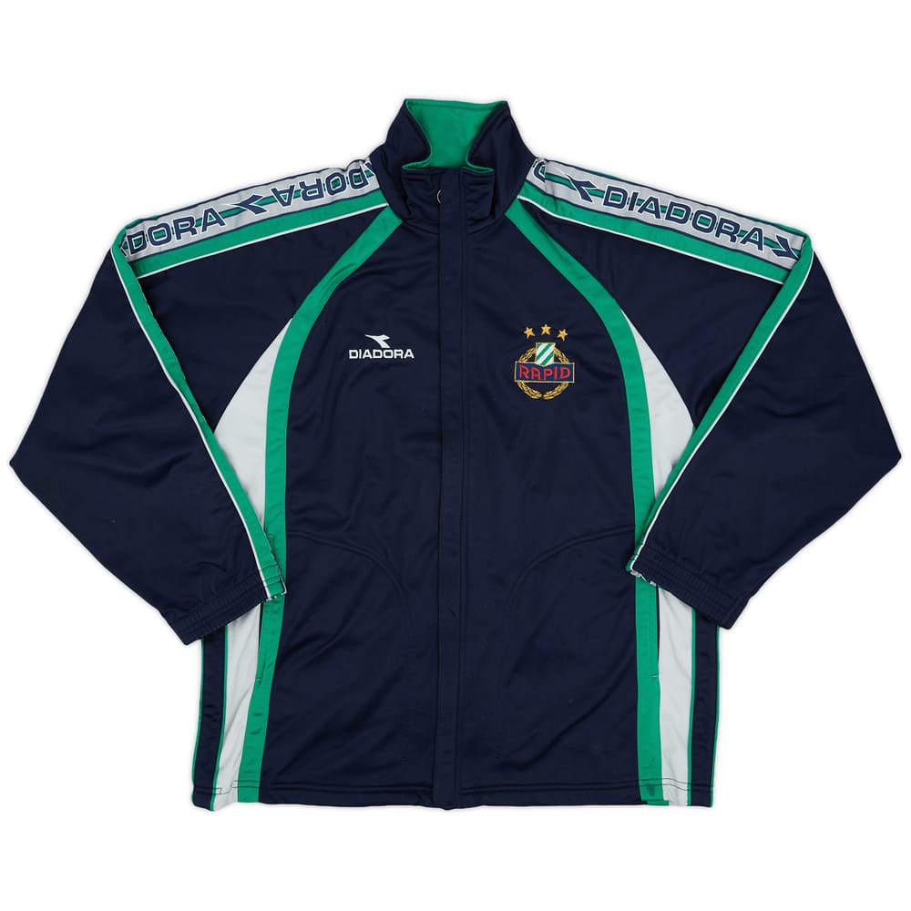 1998-99 Rapid Vienna Diadora Track Jacket - 6/10 - (M)