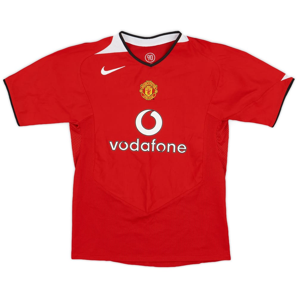 2004-06 Manchester United Home Shirt - 9/10 - (L.Boys)