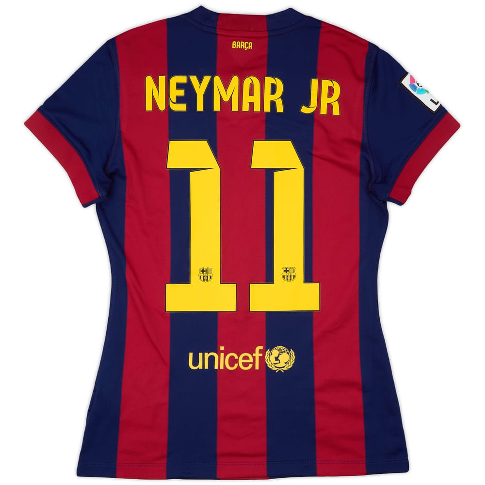 2014-15 Barcelona Home Shirt Neymar Jr #11 - 8/10 - (Women's M)