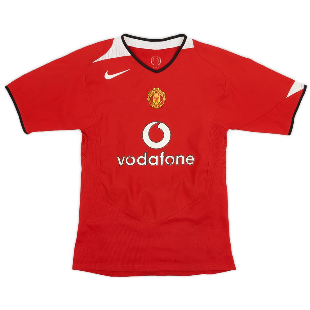 2004-06 Manchester United Home Shirt - 6/10 - (L.Boys)