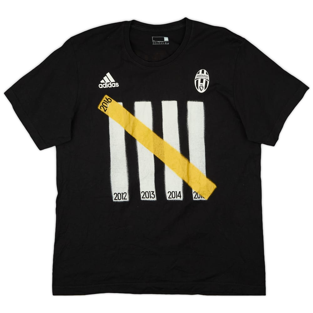 2016-17 Juventus adidas 'Campioni' Fan Tee - 8/10 - (L)