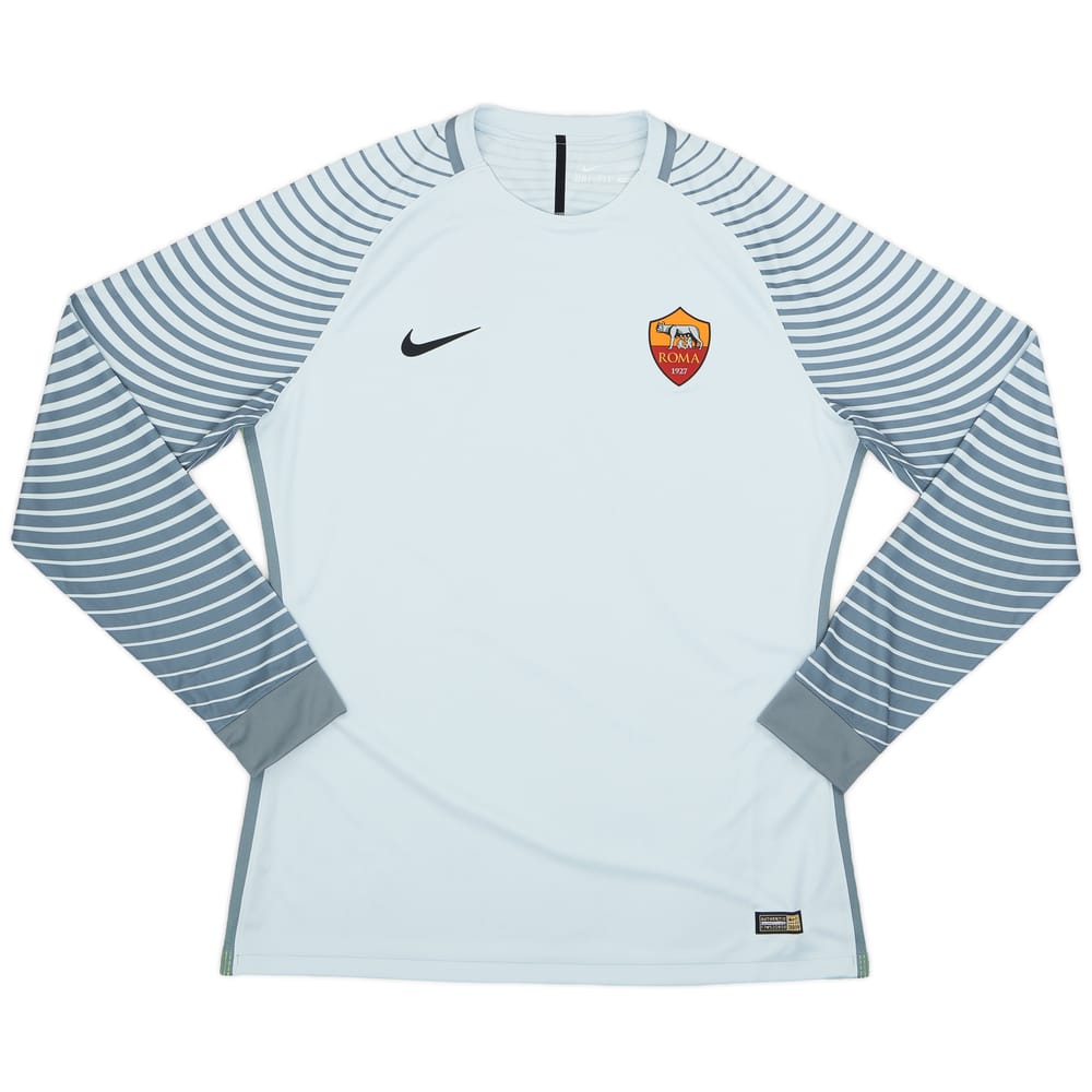 2016-17 Roma Authentic GK Shirt - 9/10 - (XL)