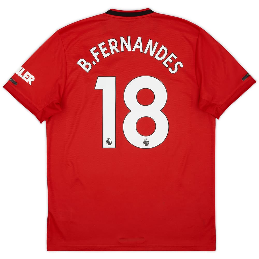 2019-20 Manchester United Home Shirt B.Fernandes #18 - 6/10 - (L)