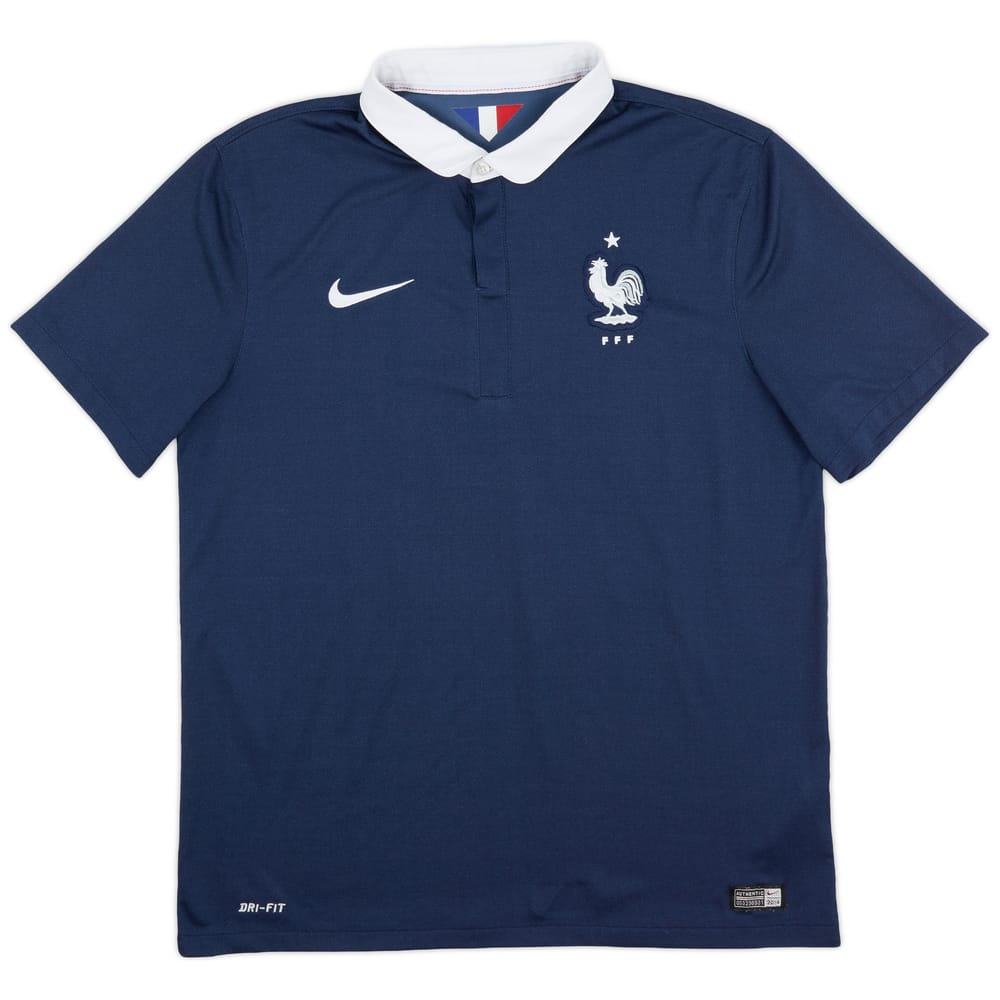2014-15 France Home Shirt - 9/10 - (L)
