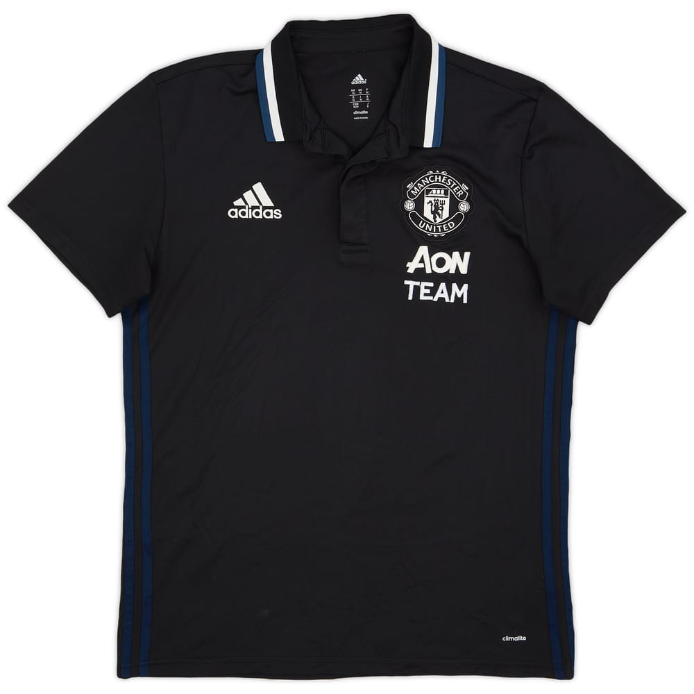 2016-17 Manchester United adidas Polo Shirt - 7/10 - (M)