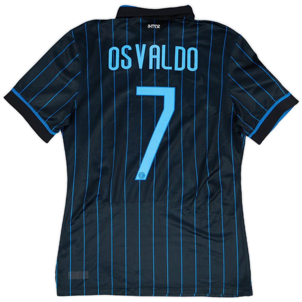 2014-15 Inter Milan Match Issue Home Shirt Osvaldo #7