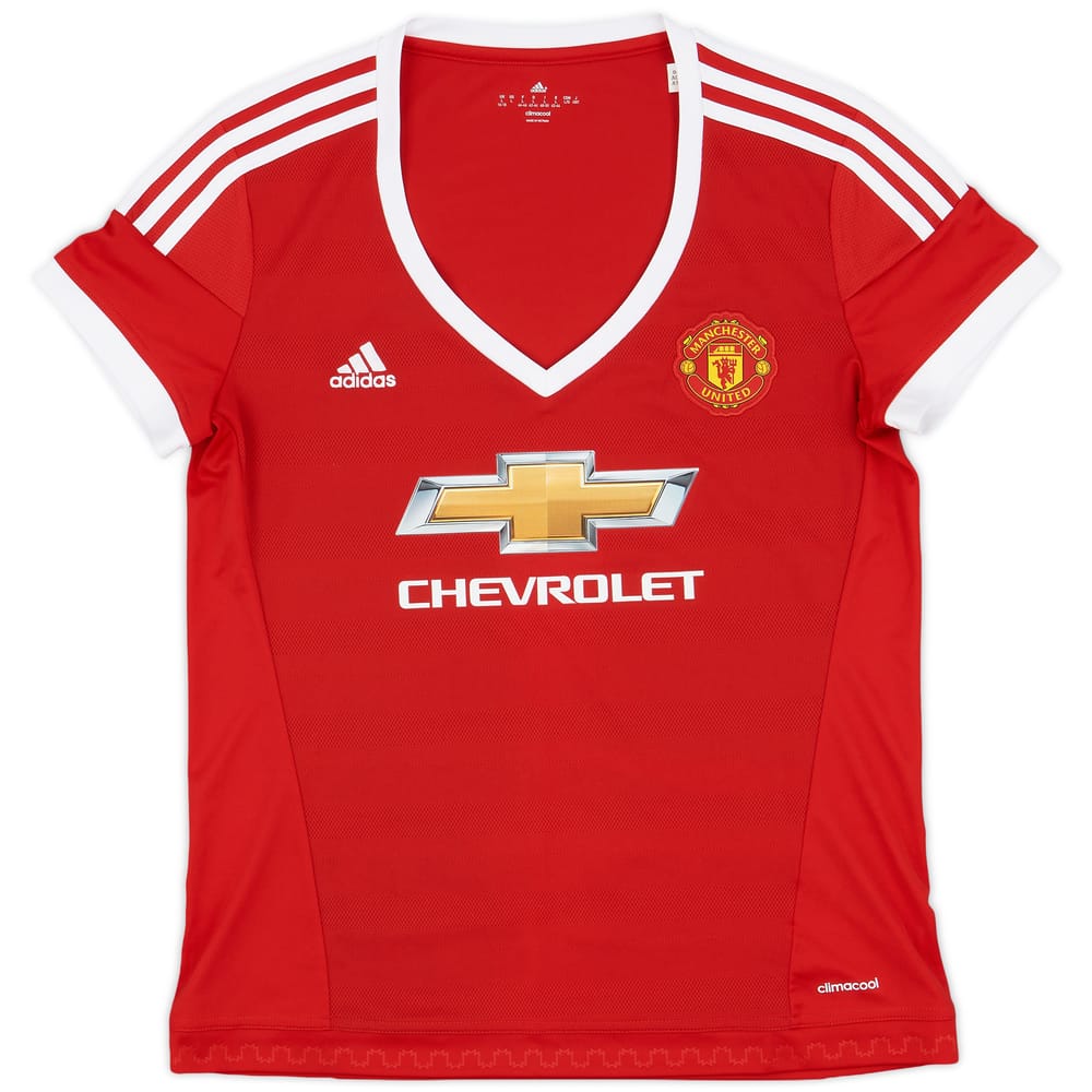 2015-16 Manchester United Home Shirt - 9/10 - (Women's L)