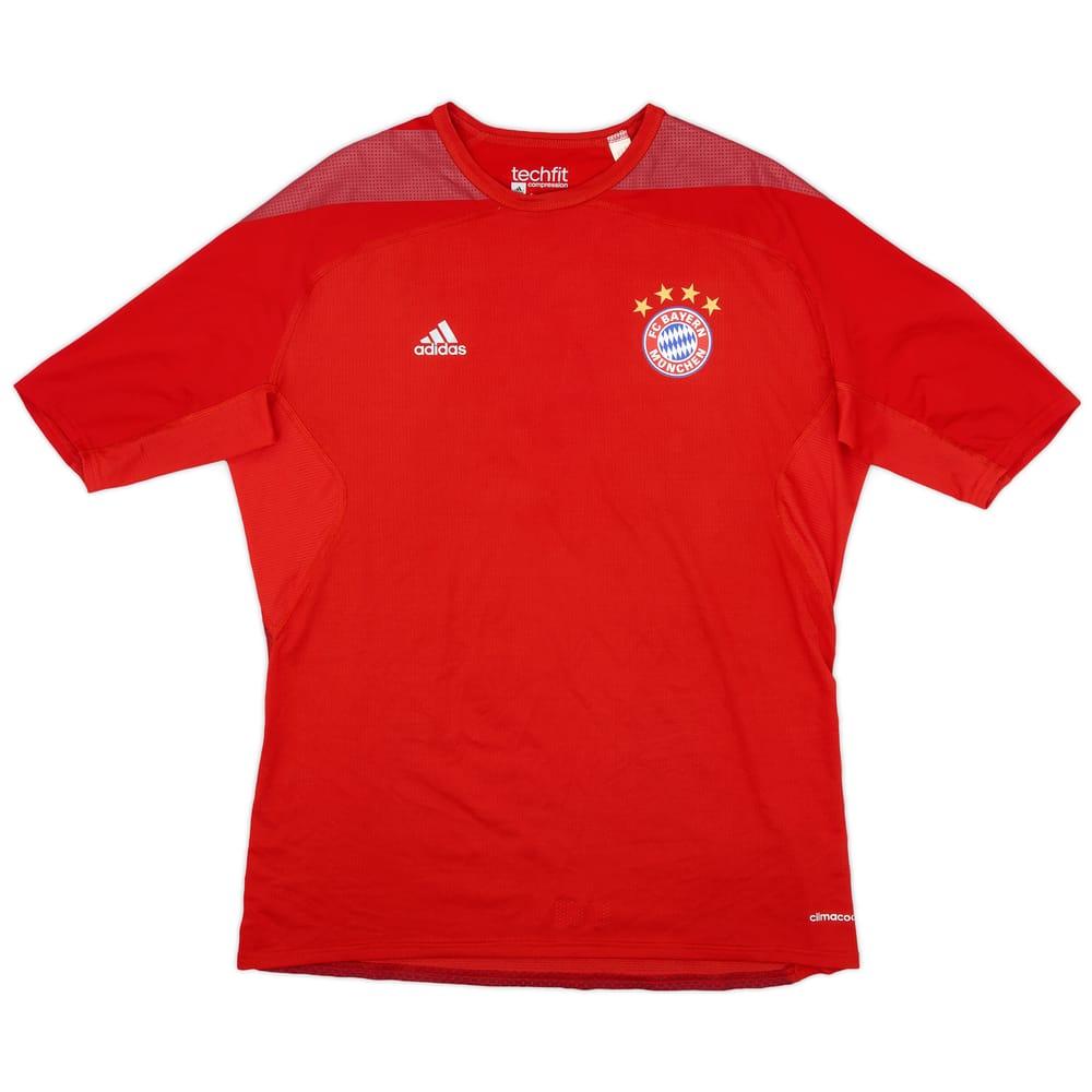 2015-16 Bayern Munich adidas Techfit Baselayer Shirt - 8/10 - (XXL)