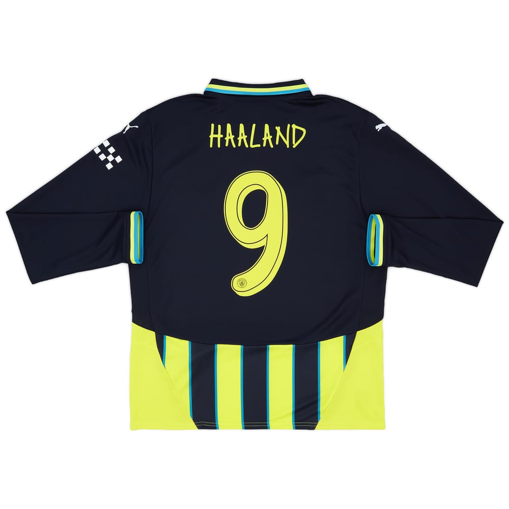 2024-25 Manchester City Away L/S Shirt Haaland #9