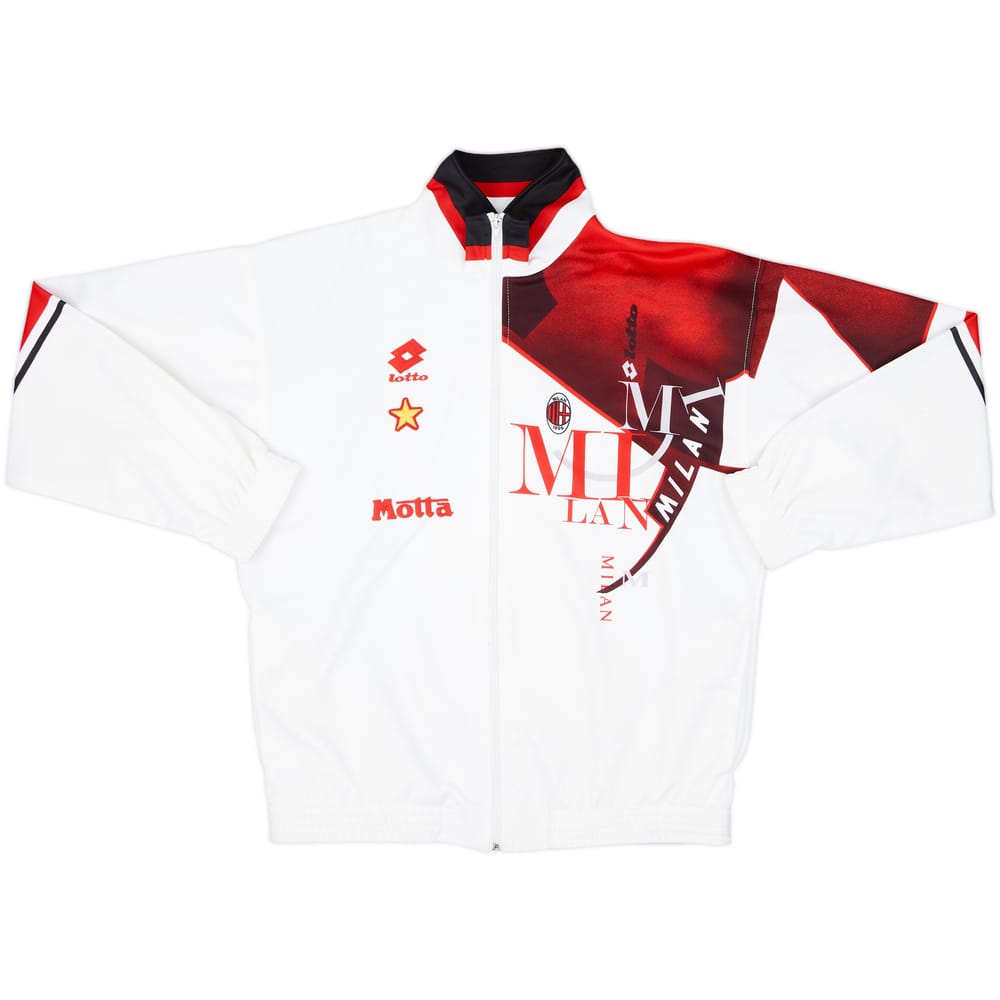 1993-94 AC Milan Lotto Track Jacket - 8/10 - (L)