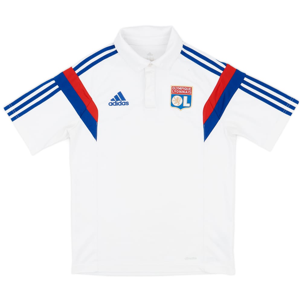 2014-15 Lyon adidas Polo Shirt - 9/10 - (S)