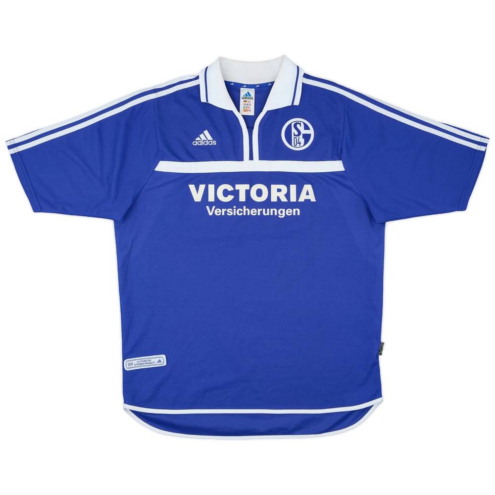 2001-02 Schalke Home Shirt #13 - 6/10 - (XL)