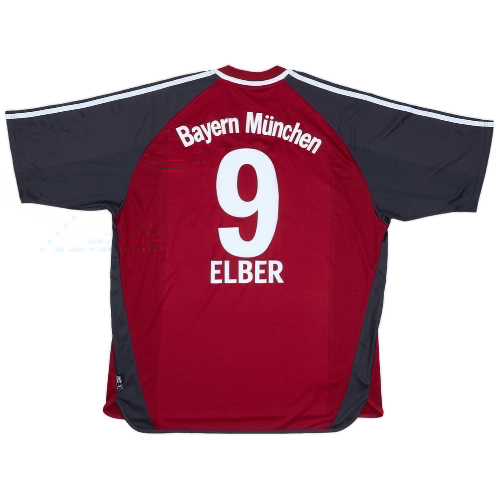2002-03 Bayern Munich Home Shirt Elber #9 (XL)