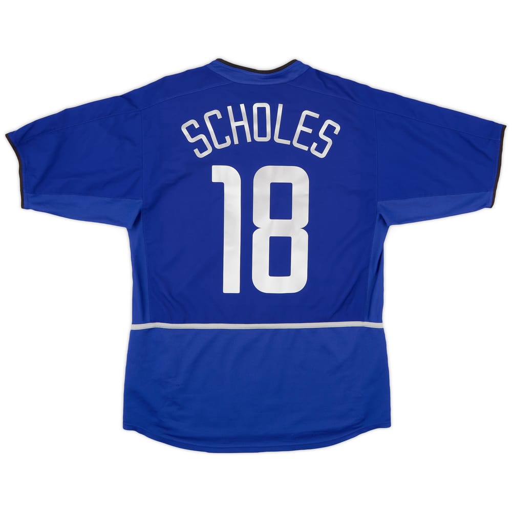 2002-03 Manchester United Third Shirt Scholes #18 - 5/10 - (M)