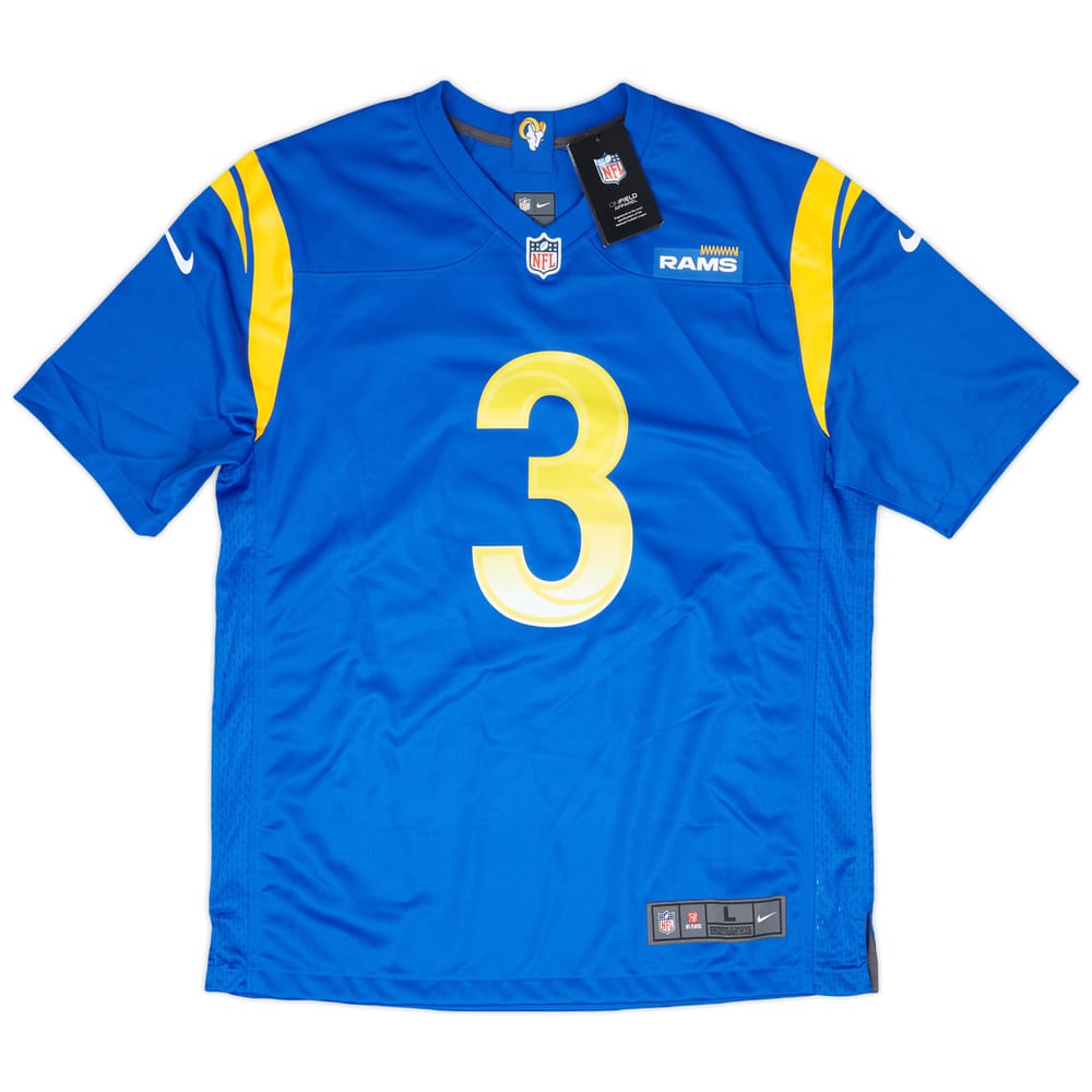 2021 LA Rams Beckham Jr #3 Nike Game Home Jersey (L)
