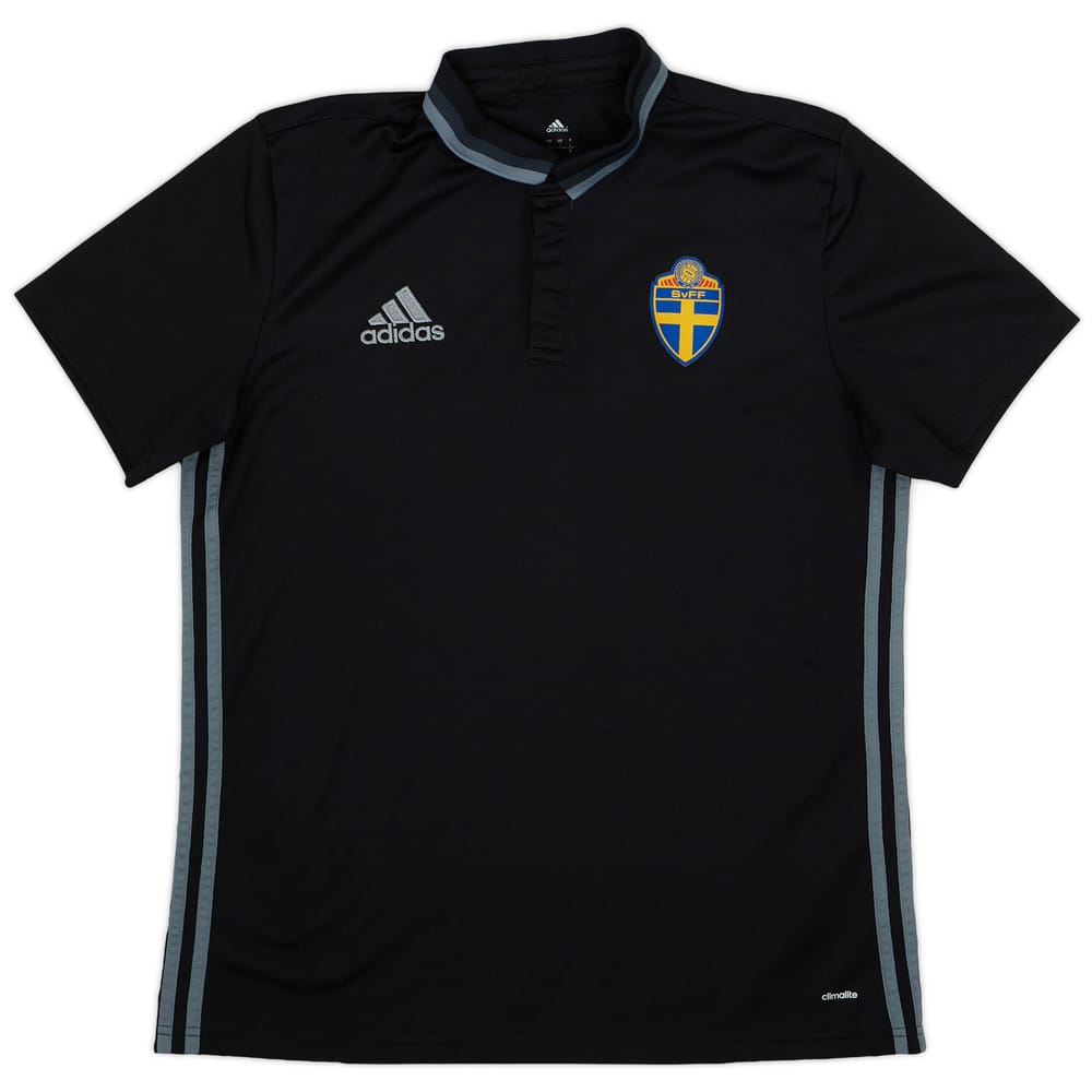 2016-17 Sweden adidas Polo Shirt - 9/10 - (L)