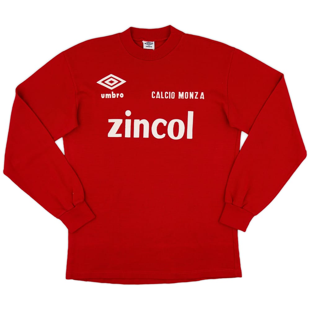 1990-91 Monza Umbro Player Issue Training L/S Shirt #18 - 9/10 - (XL)