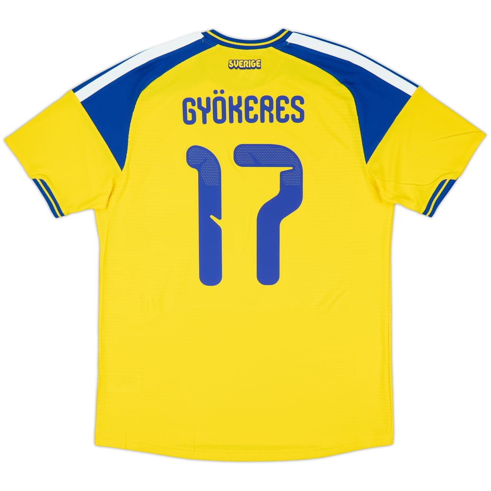 2026-27 Sweden Authentic Home Shirt Gyokeres #17