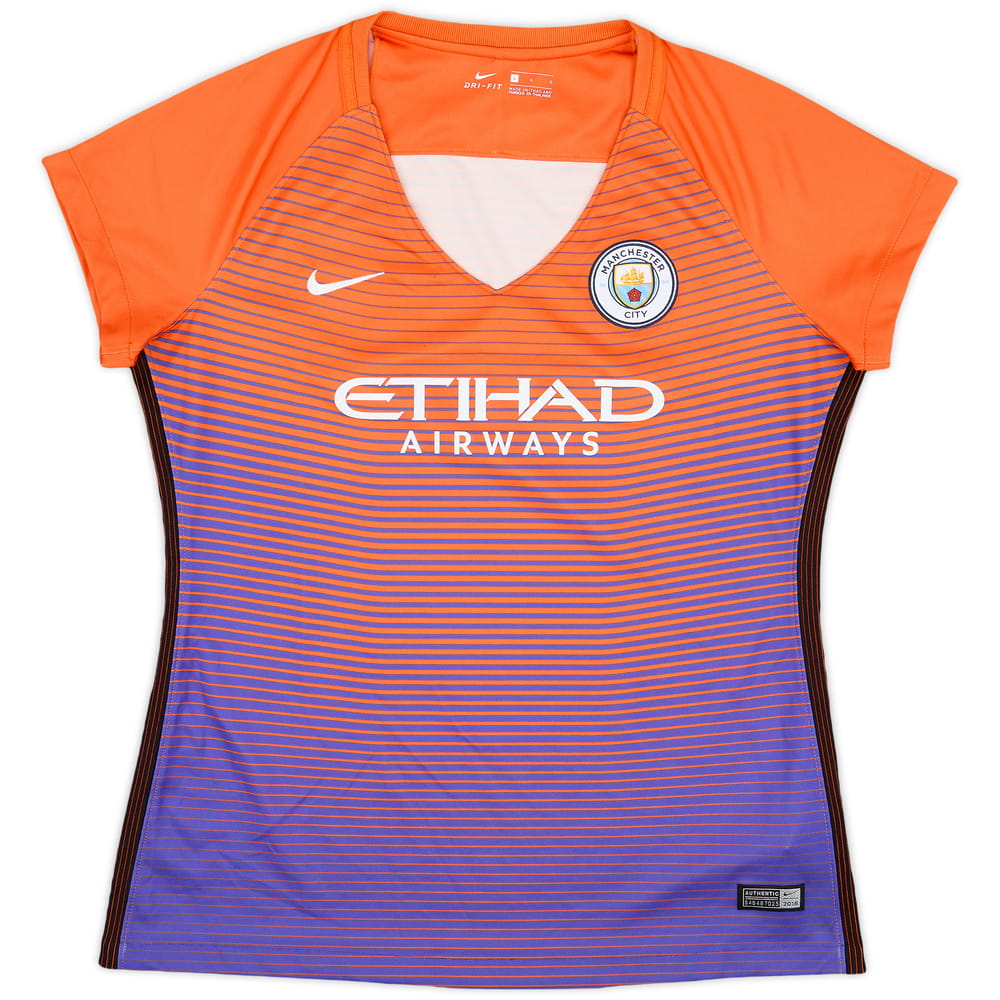 2016-17 Manchester City Third Shirt - 9/10 - (Women's L)