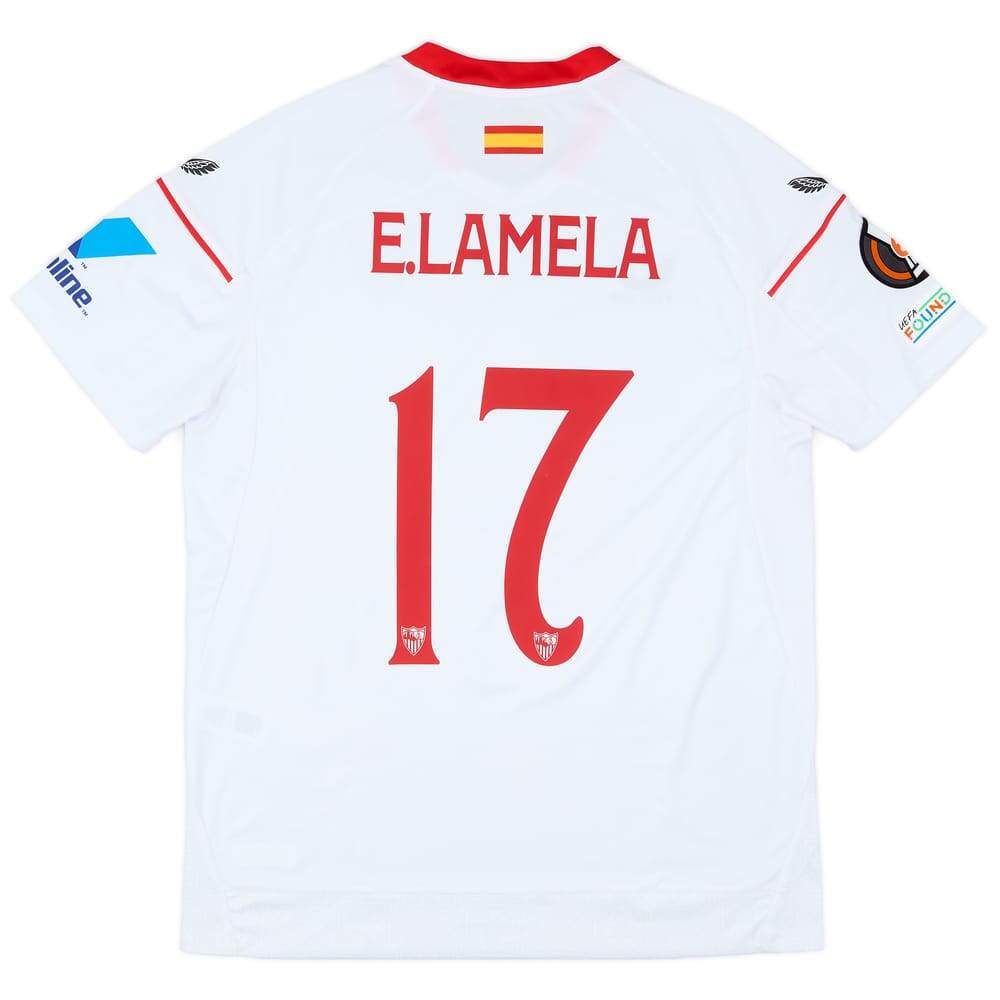 2022-23 Sevilla Match Issue Europa Issue Home Shirt E. Lamela #17