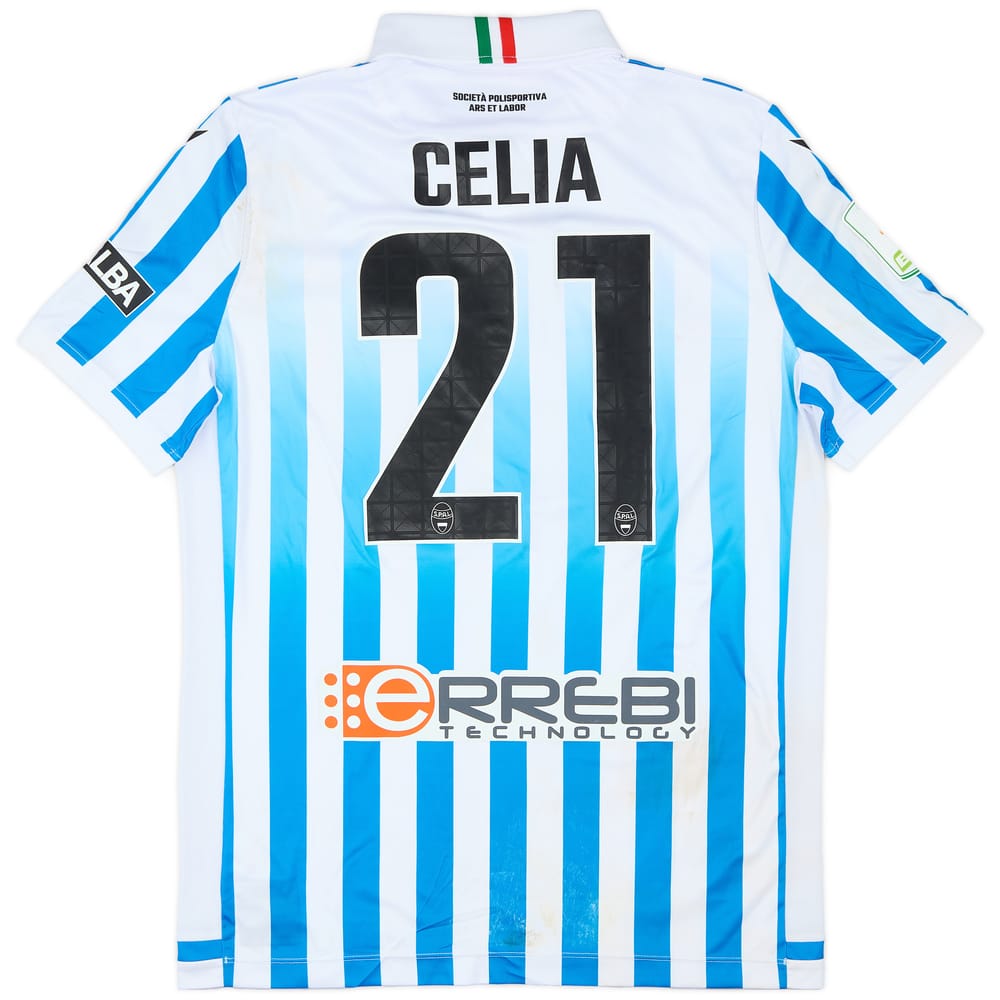 2022-23 SPAL Match Worn Home Shirt Celia #21