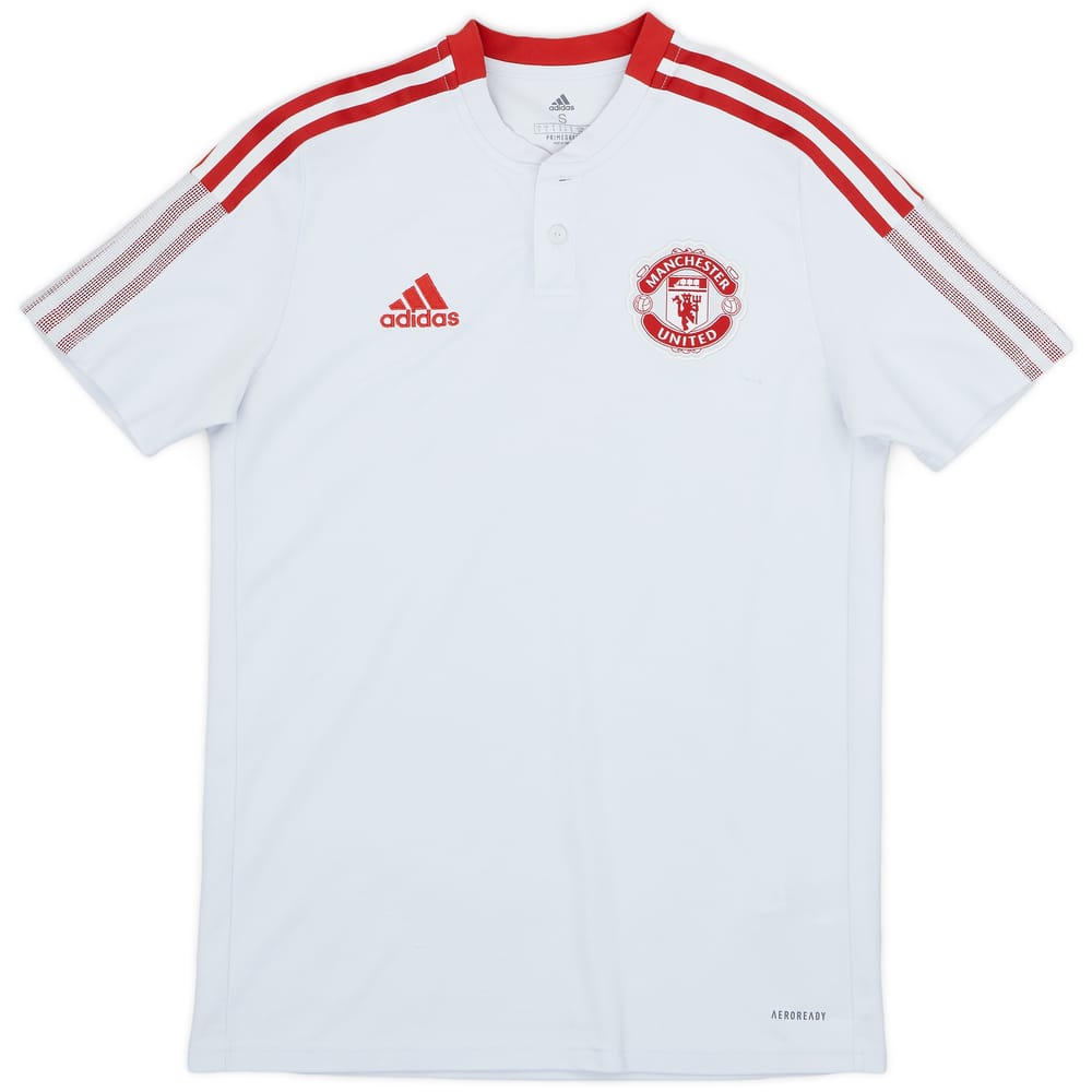 2021-22 Manchester United adidas Polo Shirt - 7/10 - (S)