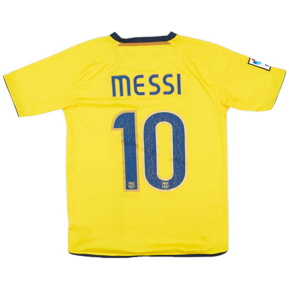 2008-10 Barcelona Away Shirt Messi #10 - 6/10 - (XL.Boys)