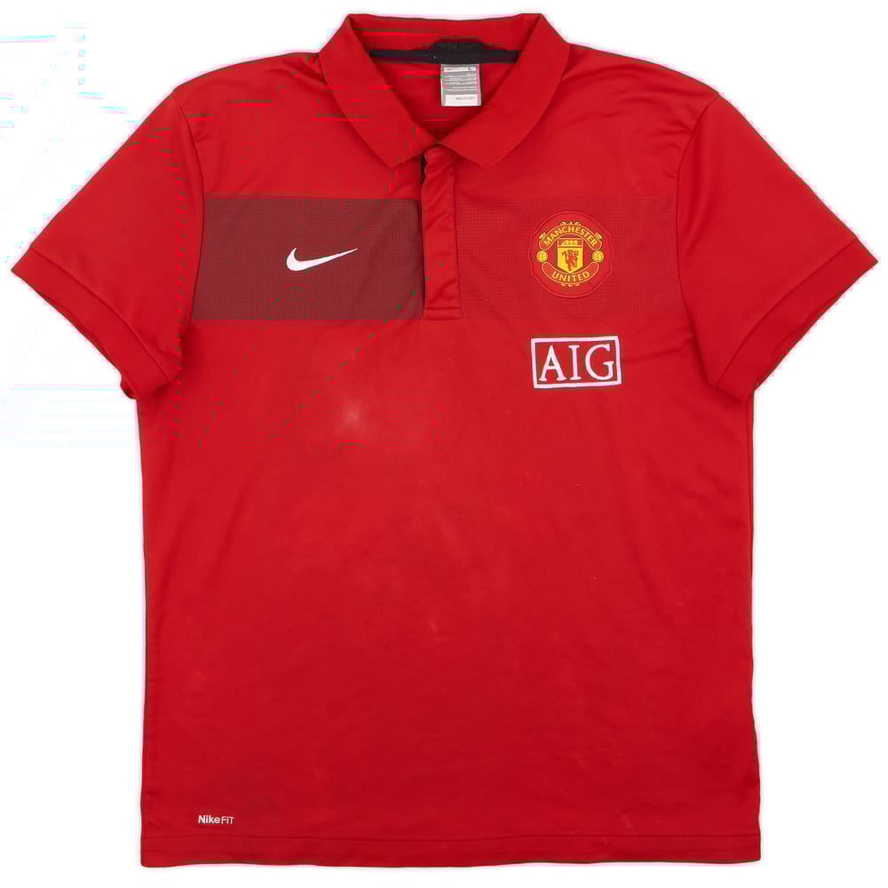 2009-10 Manchester United Nike Polo Shirt - 6/10 - (L)
