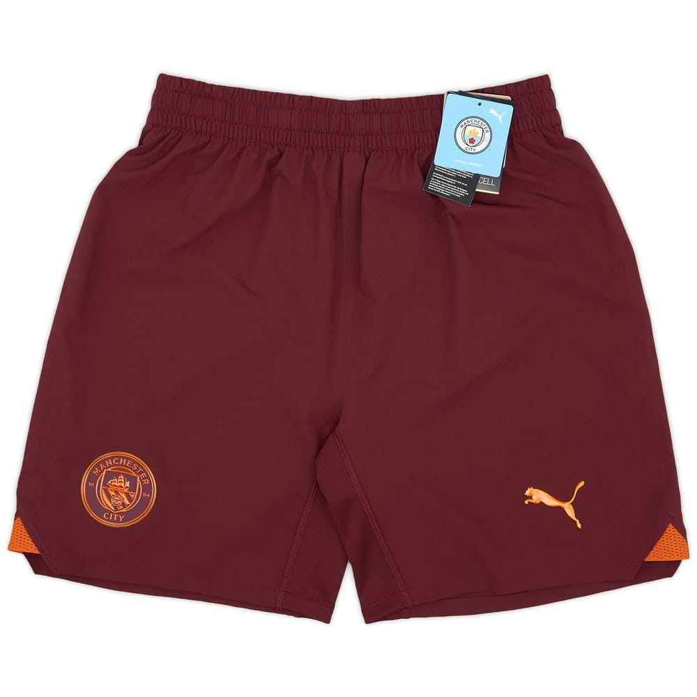 2023-24 Manchester City Player Issue Away Shorts