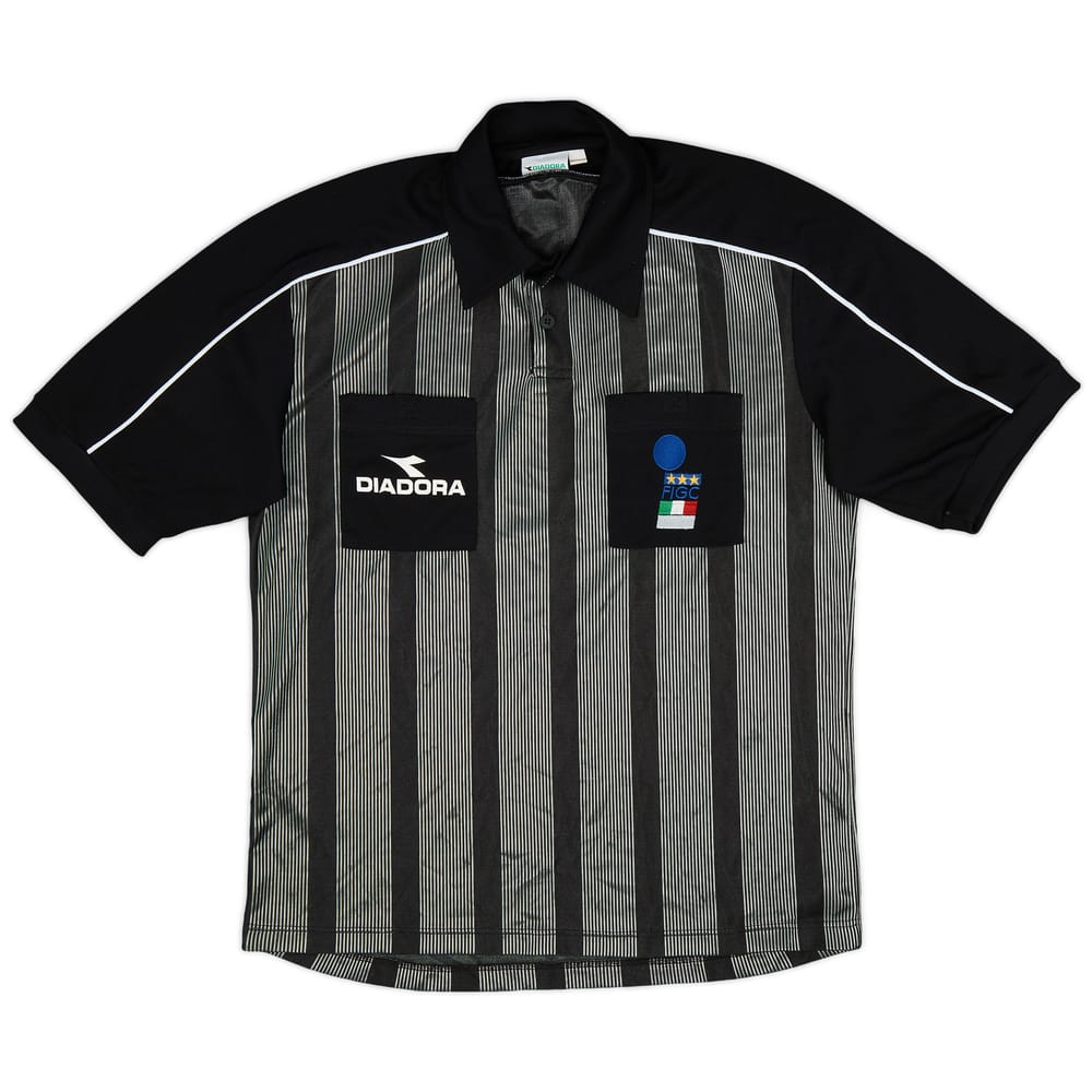 1999-00 Italy Diadora FIGC Referee Shirt - 8/10 - (L)