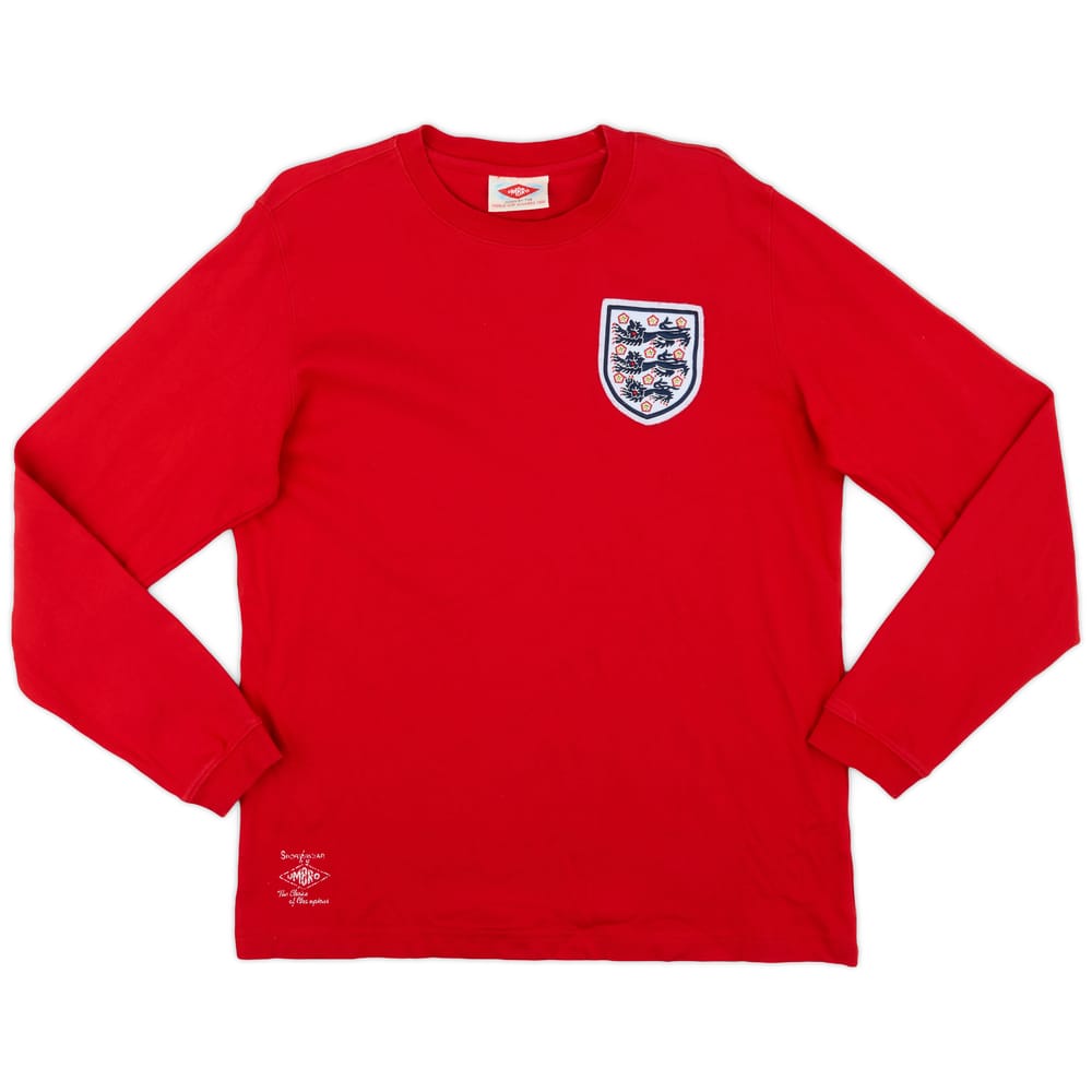 2010 '1966' England Umbro Reissue Away L/S Shirt - 7/10 - (L)