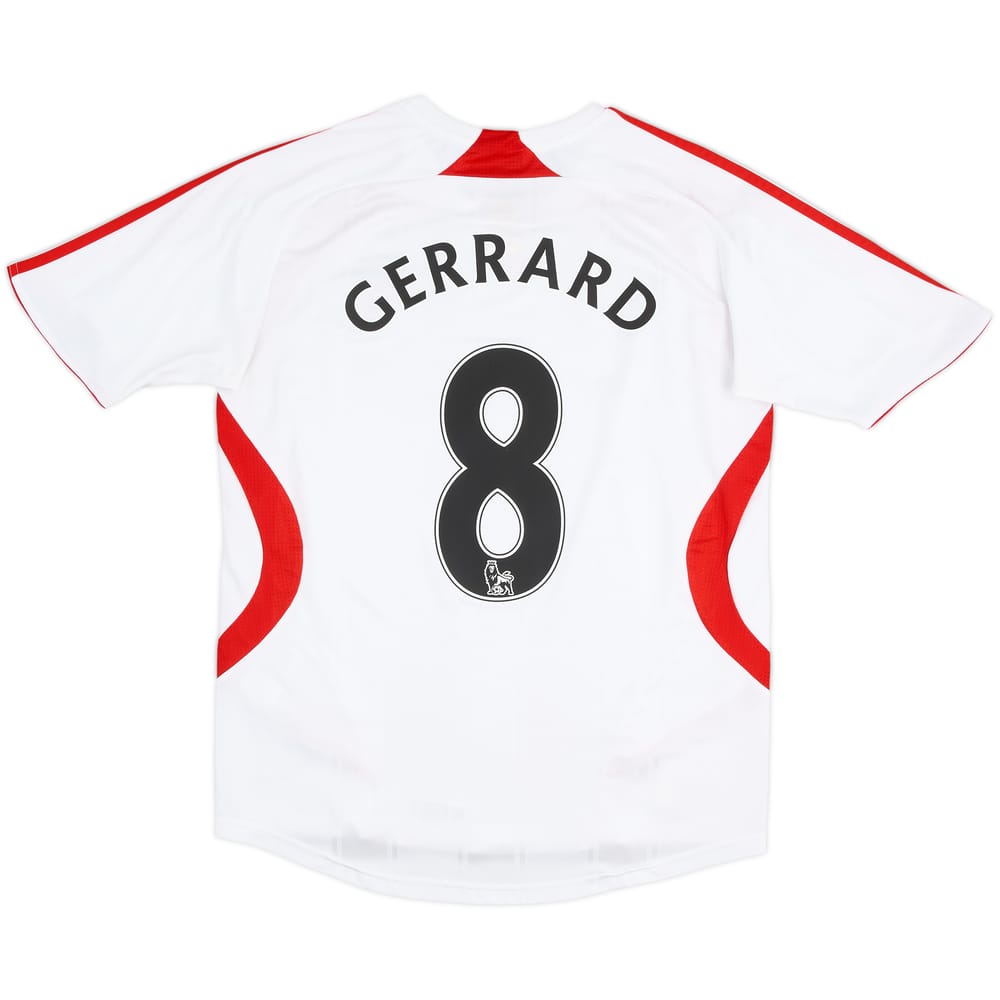 2007-08 Liverpool Camiseta Visitante Gerrard #8 - 8/10 - (De Mujer M)