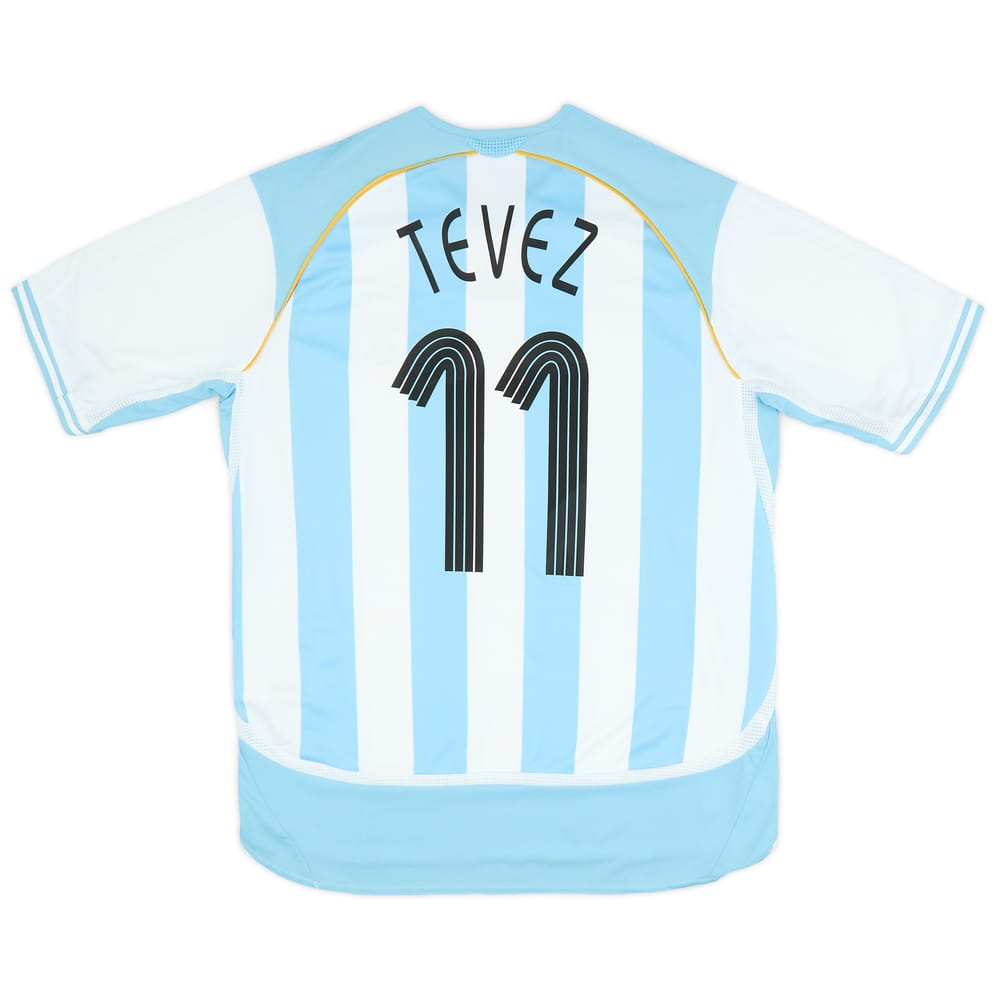 2006 Argentina adidas Reissue Home Shirt Tevez #11