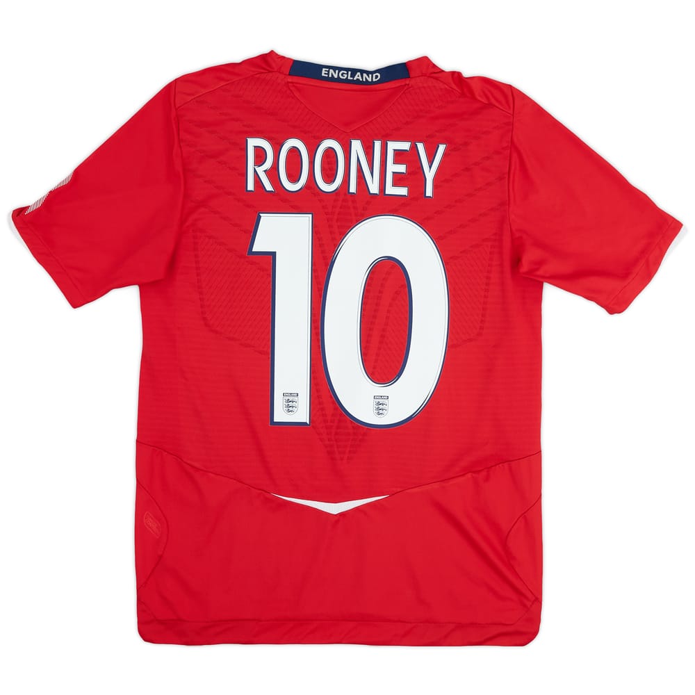 2008-10 England Away Shirt Rooney #10 - 8/10 - (M)