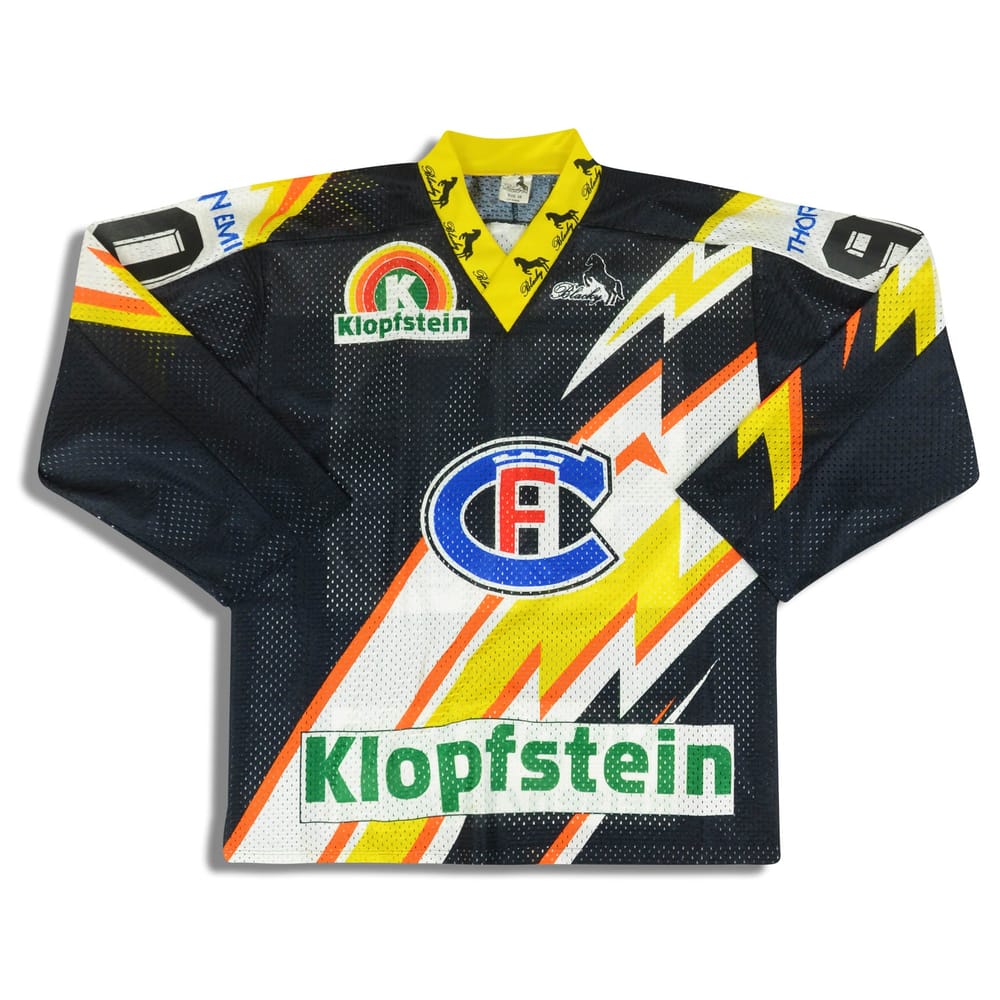 1993-94 Fribourg-Gottéron Bykov #90 Blacky Jersey (Home) XS