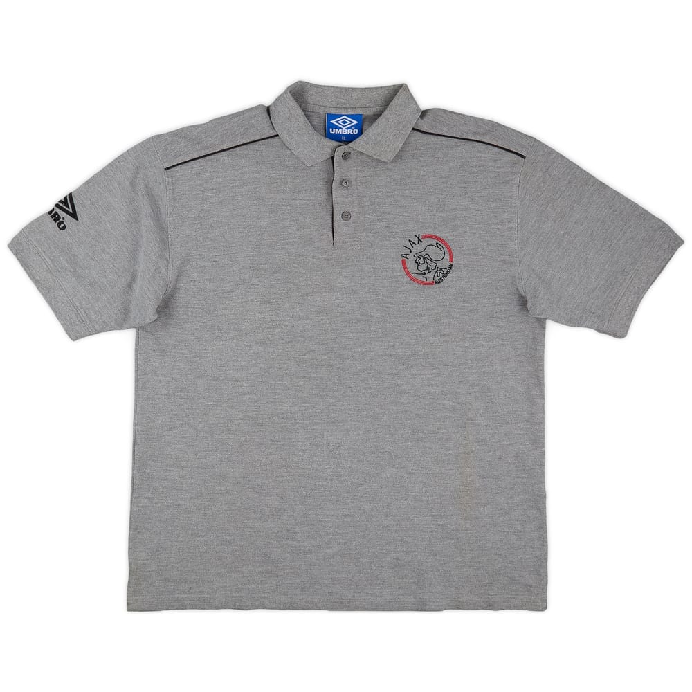 1998-99 Ajax Umbro Polo Shirt - 9/10 - (XL)