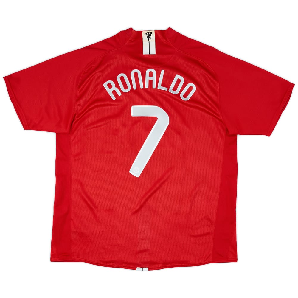 2007-09 Manchester United Home Shirt Ronaldo #7 - 5/10 - (XL)