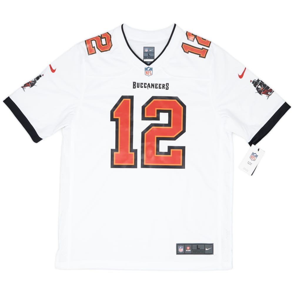 2020-22 Tampa Bay Buccaneers Brady #12 Nike Game Away Jersey (L)