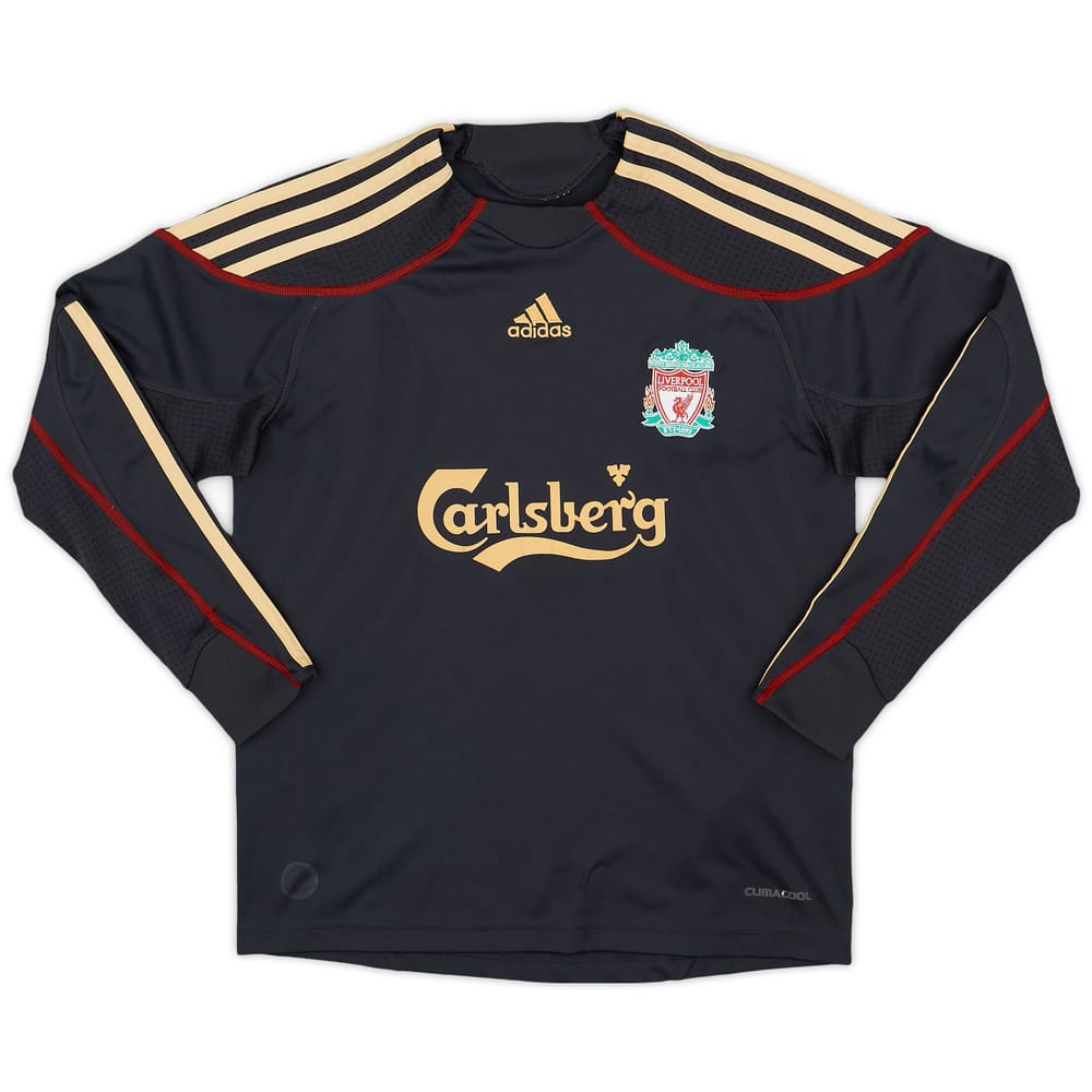 2009-10 Liverpool Away L/S Shirt - 8/10 - (S.Boys)