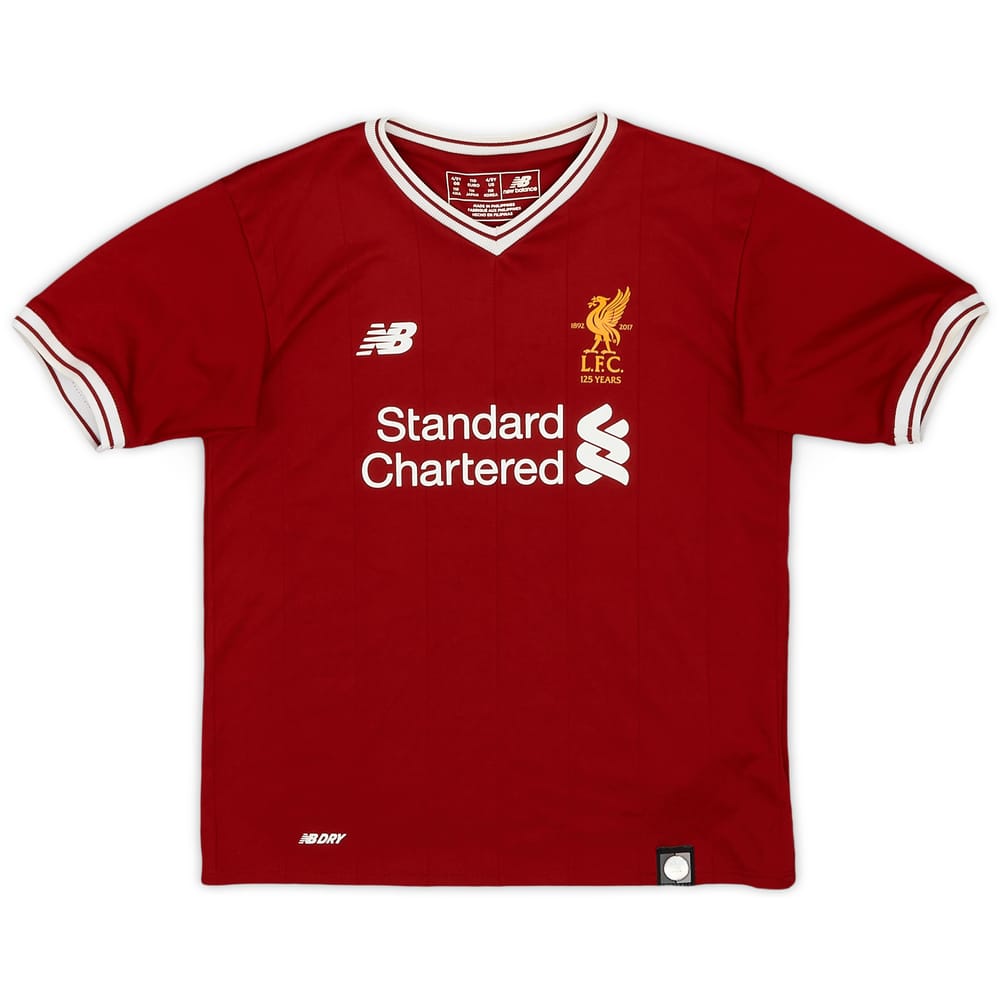 2017-18 Liverpool 125 Years Home Shirt - 9/10 - (4-5 Years)