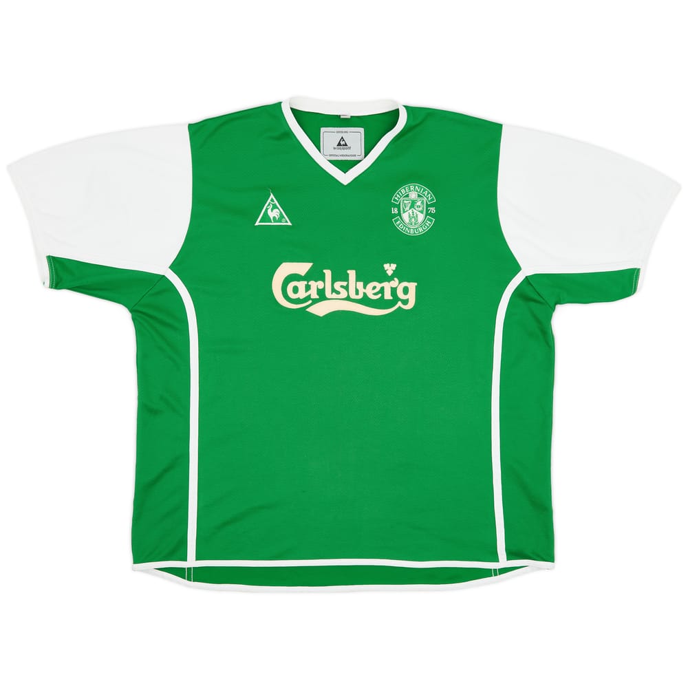 2002-03 Hibernian Home Shirt - 8/10 - (XL)
