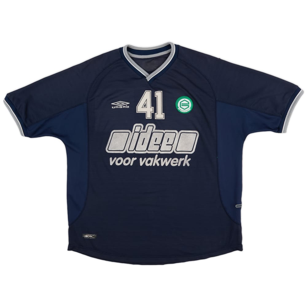 2000-01 Groningen Player Issue Umbro Training Shirt #41 - 8/10 - (XL)