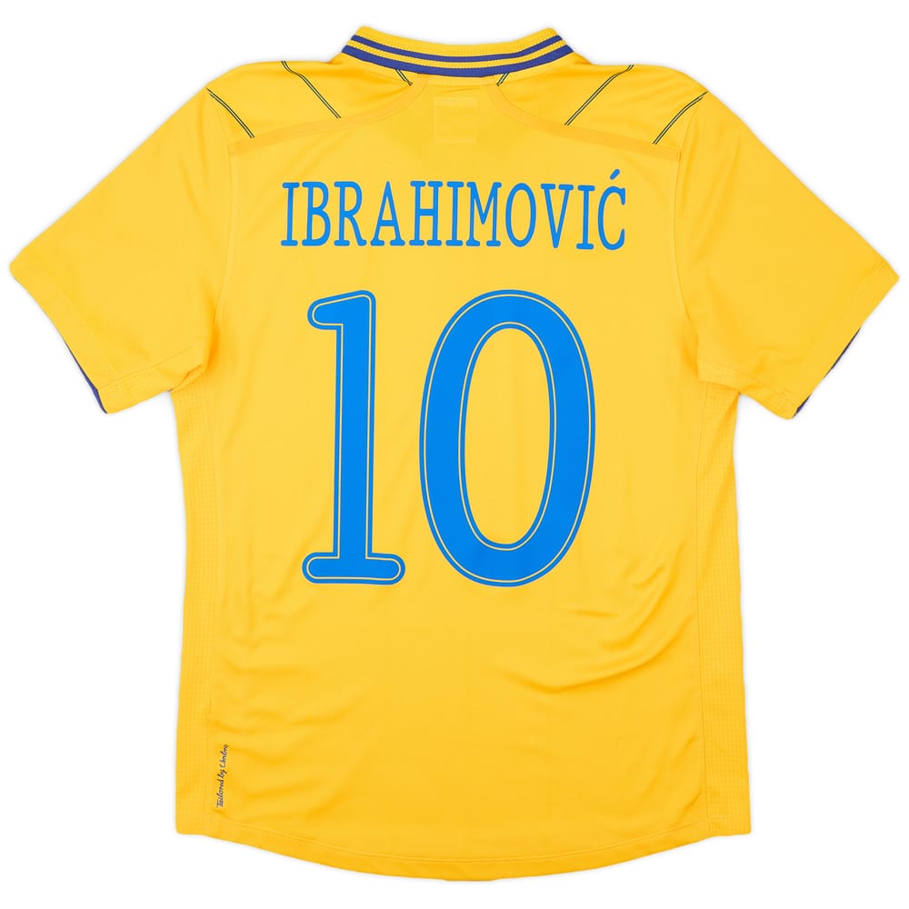 2012-13 Sweden Home Shirt Ibrahimovic #10 - 9/10 - (S)