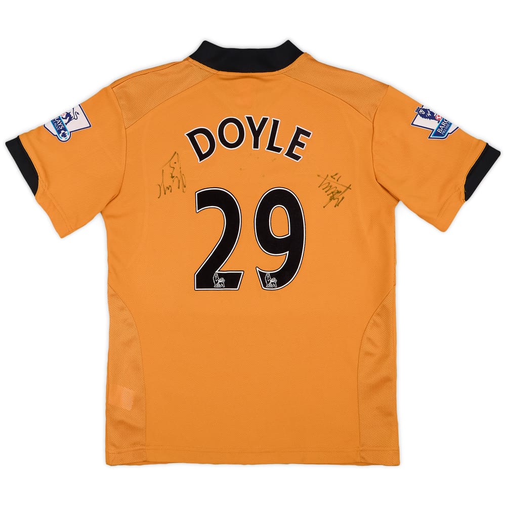 2009-10 Wolves Signed Home Shirt Doyle #29 - 6/10 - (XL.Boys)