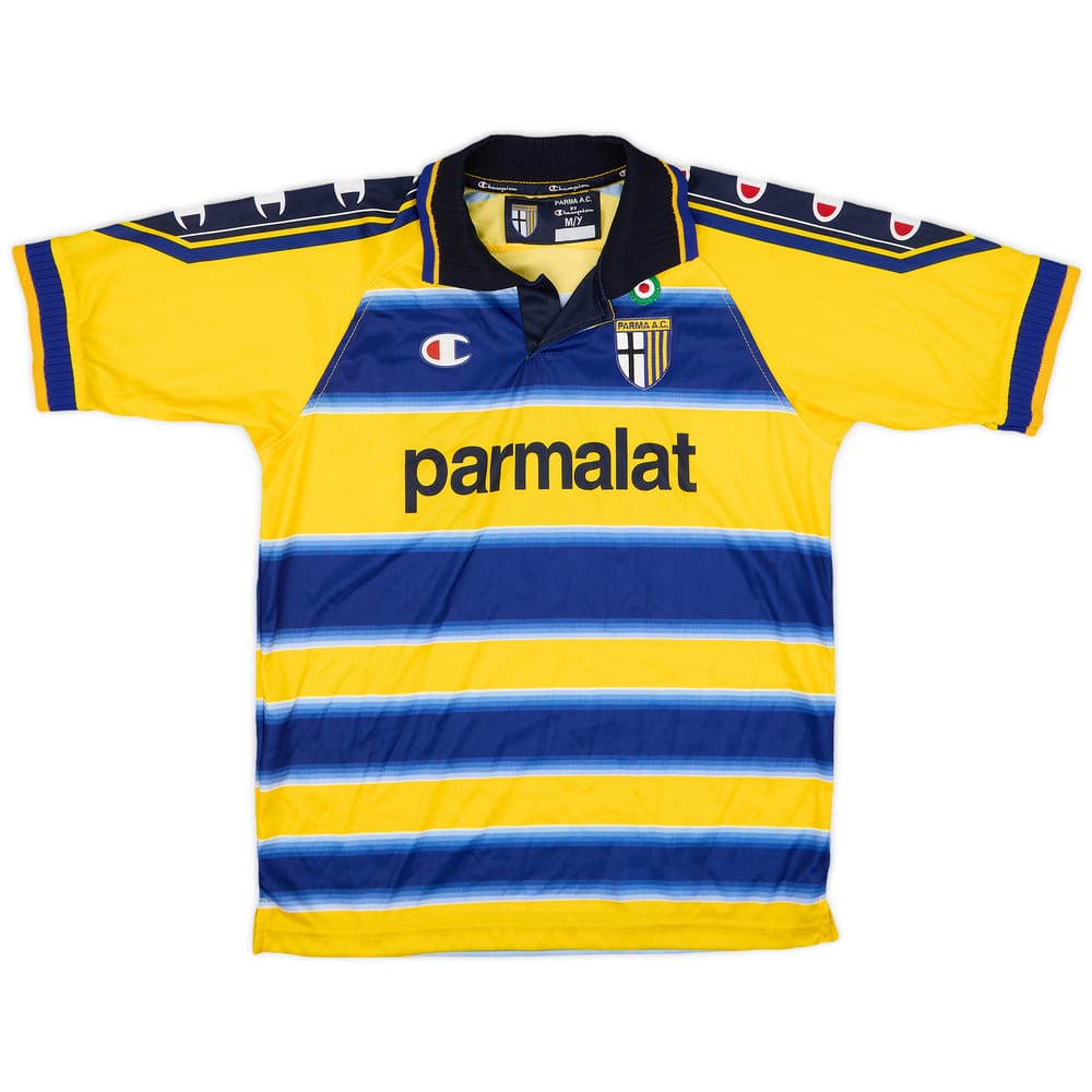 1999-00 Parma Home Shirt - 9/10 - (M.Boys)