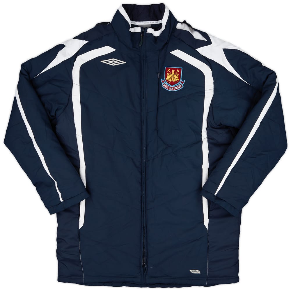 2007-08 West Ham Umbro Padded Bench Coat - 4/10 - (L)