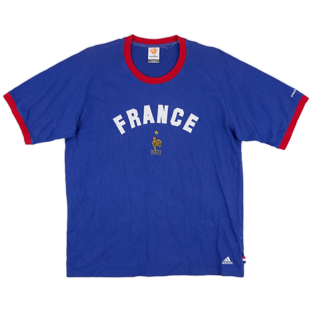 2004-05 France adidas Cotton Training Shirt - 6/10 - (L)