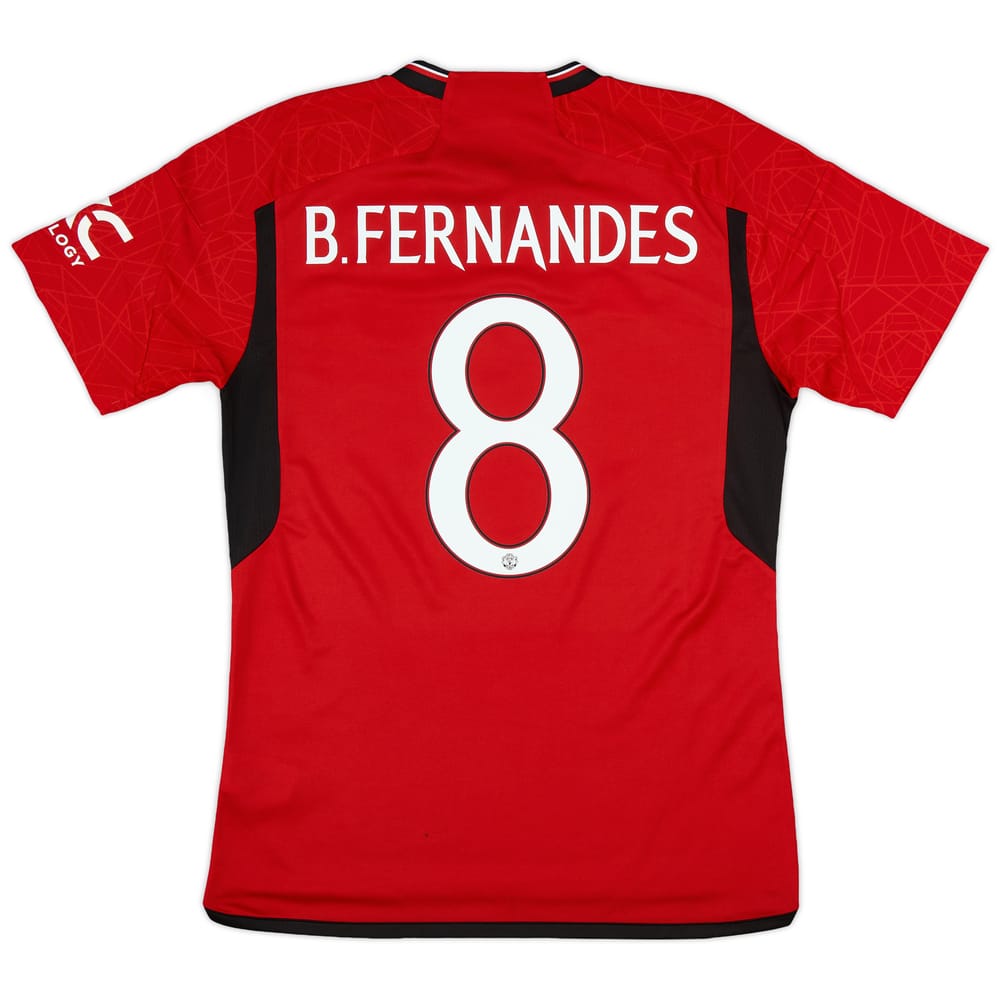 2023-24 Manchester United Home Shirt B.Fernandes #8 - 8/10 - (M)