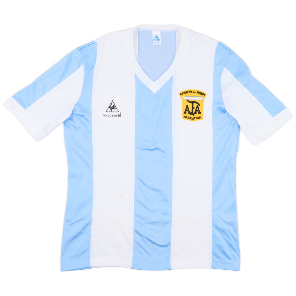 1980-82 Argentina 'Campeon del Mundo' Home Shirt - 6/10 - (L)
